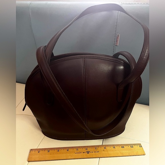 Vintage Coach Leather Dark Brown Classic Purse excellent condition - Picture 10 of 16